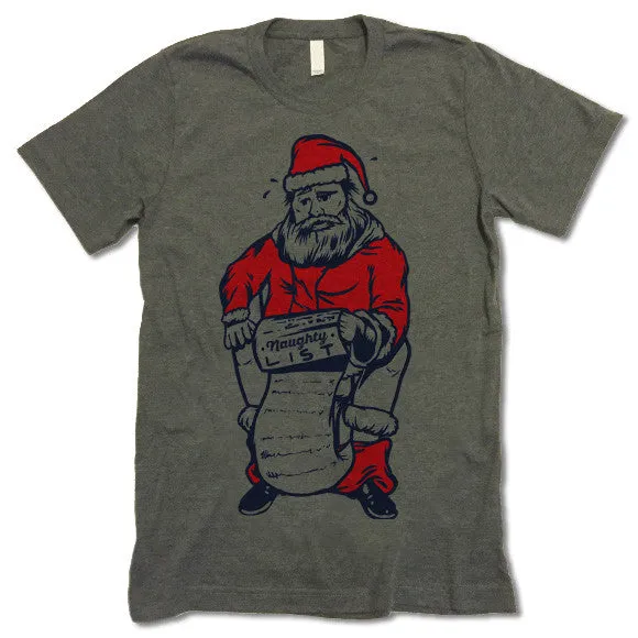 Santa's Naughty List Christmas T-Shirt