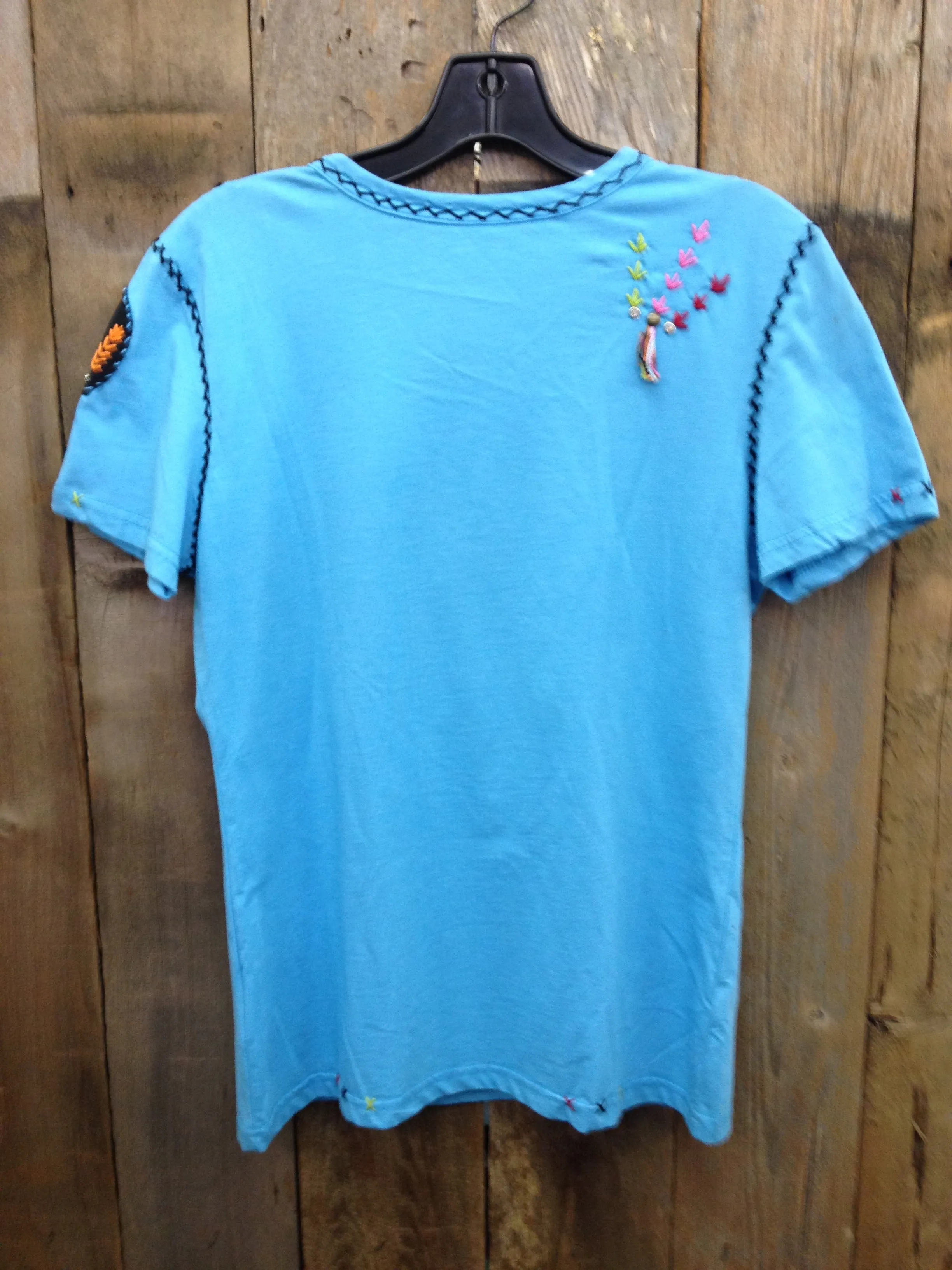 SH-046 Indian Head Blue T-Shirt