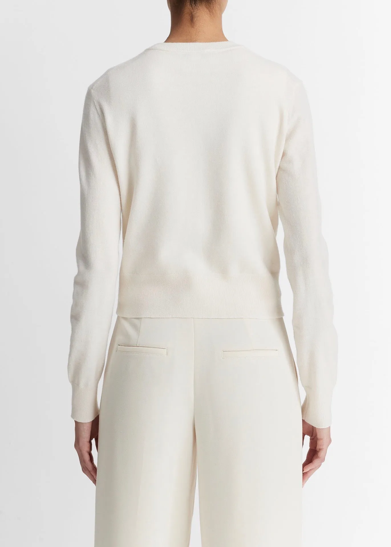 Shank Button Cardigan (Off White)