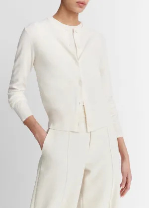 Shank Button Cardigan (Off White)