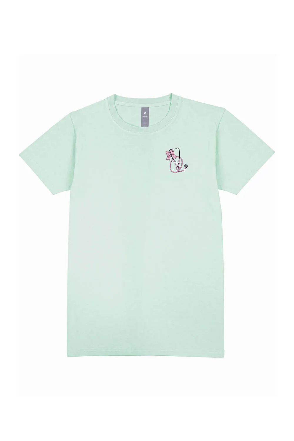 Simply Southern Living The Scrub Life T-Shirt for Women in Mint | SS-SCRUB-MINT