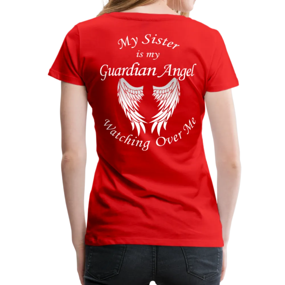 Sister Guardian Angel Women’s Premium T-Shirt (CK1360)