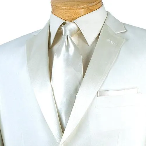 Slim Fit 2 Piece 2 Buttons Design Tuxedo (Ivory) T-SC900