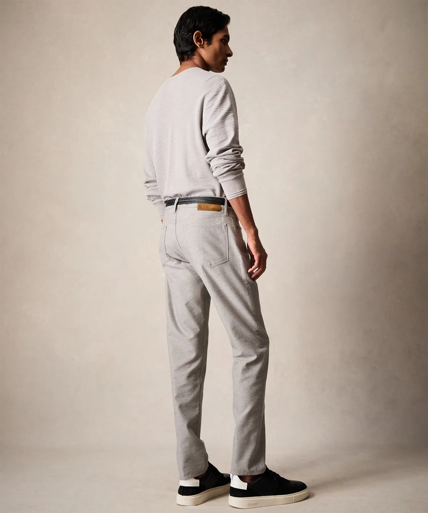 Slim Fit 5-Pocket Camelhair Pant