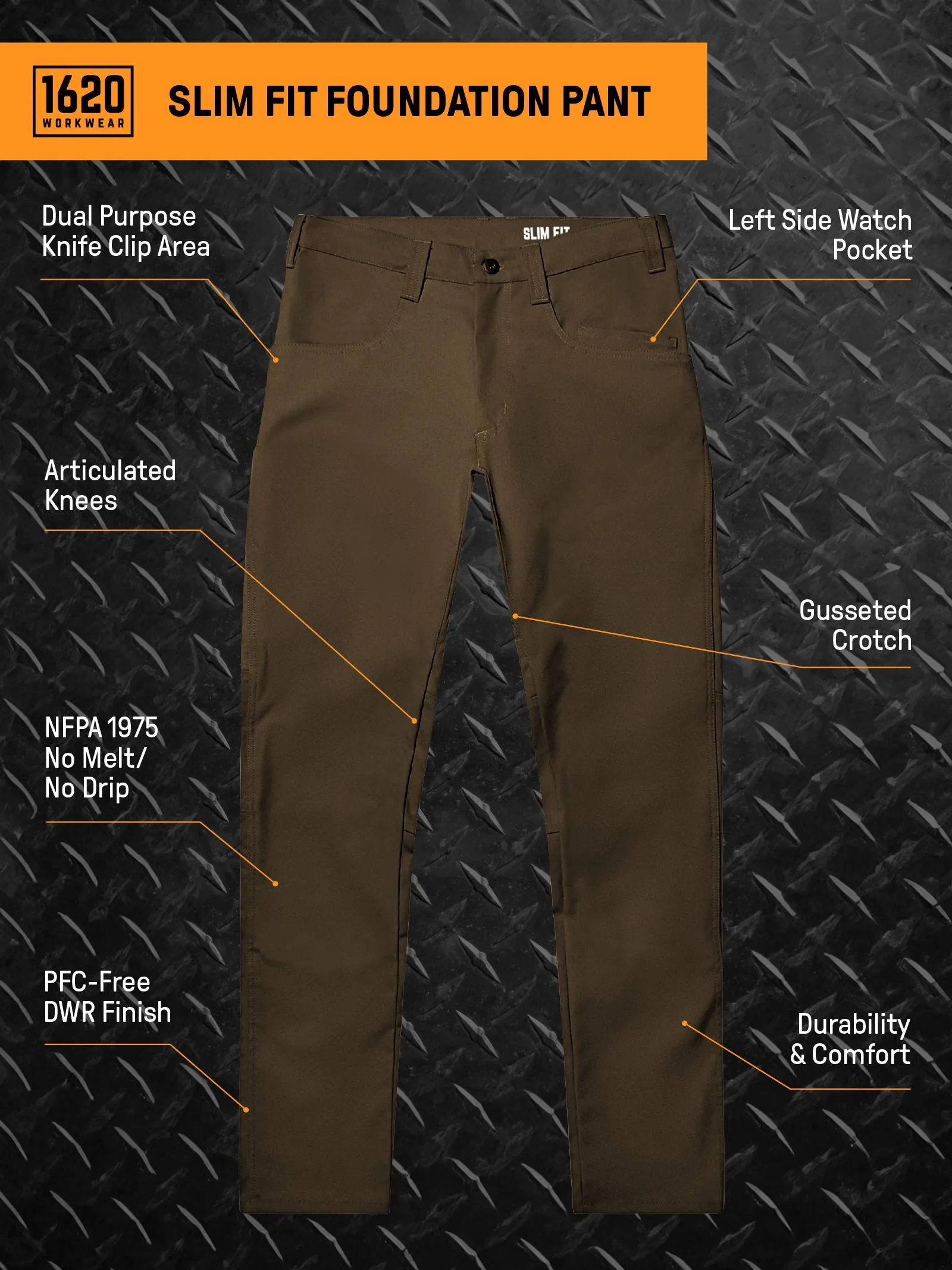 Slim Fit Foundation Pant