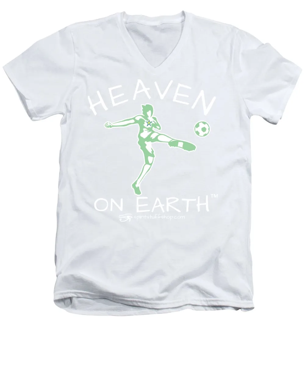 Soccer Heaven On Earth - Men's V-Neck T-Shirt