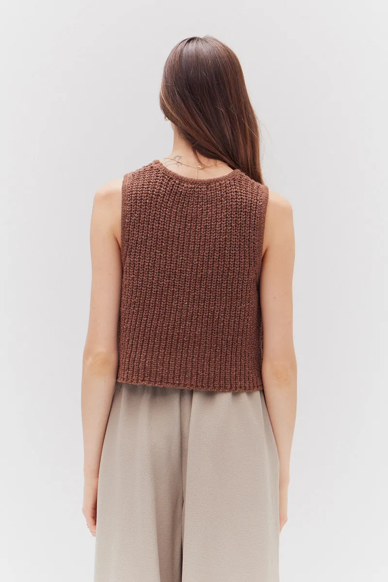 Summer Crop Sweater Top