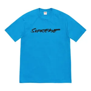 Supreme Futura Logo Tee- Bright Blue