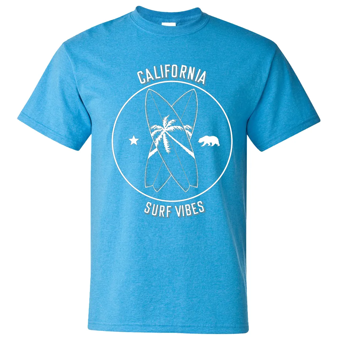 Surf Vibes White Print Asst Colors T-shirt/tee