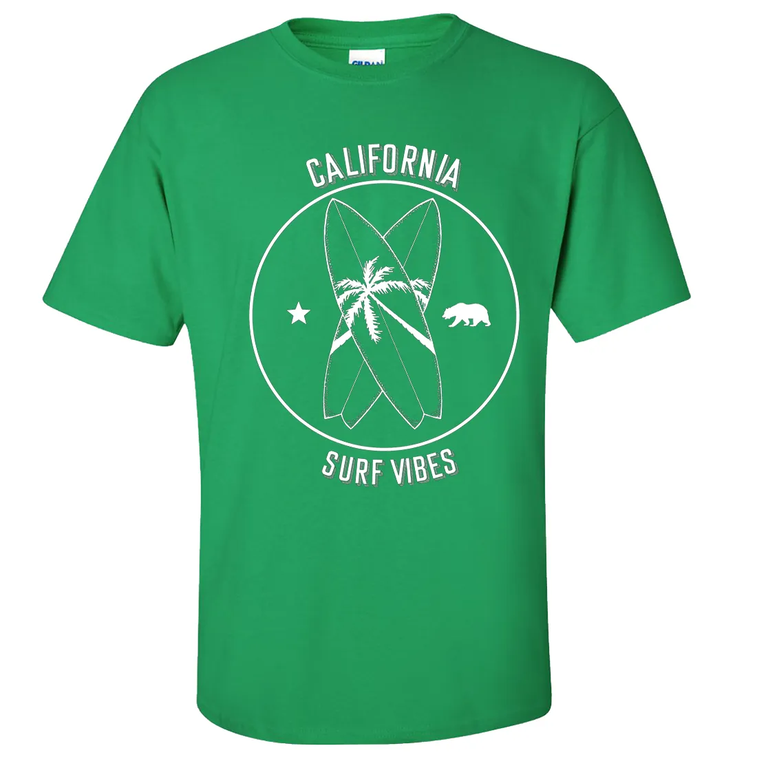 Surf Vibes White Print Asst Colors T-shirt/tee