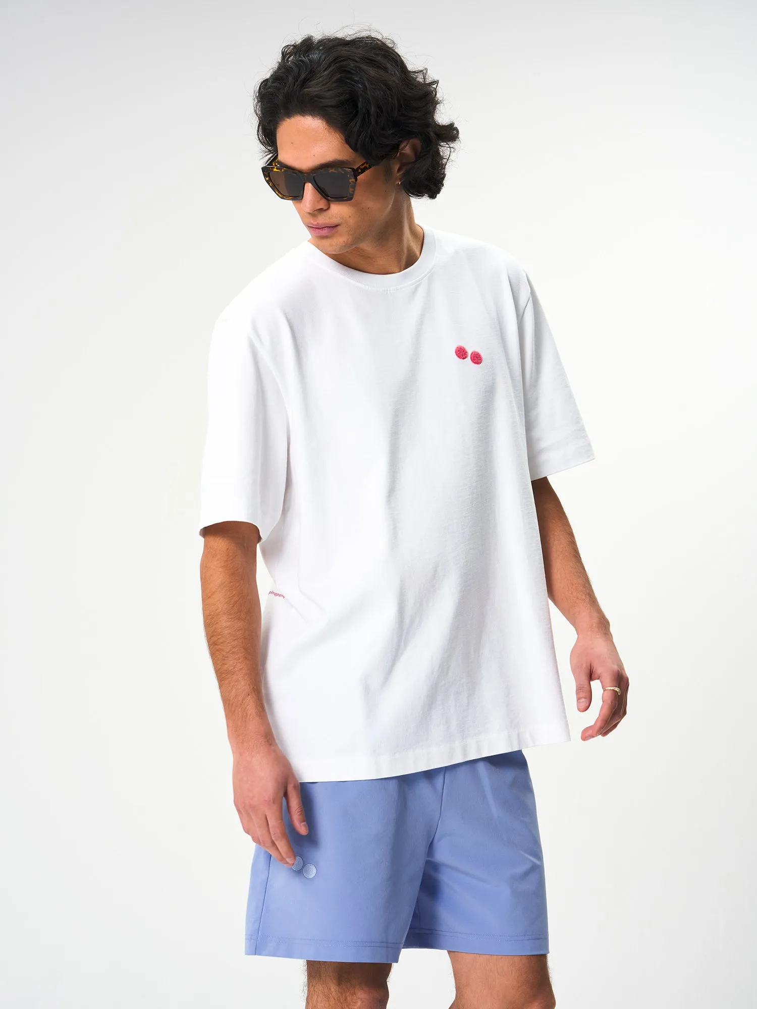 T-Shirt Cotton - White Frottee Watermelon (Male)