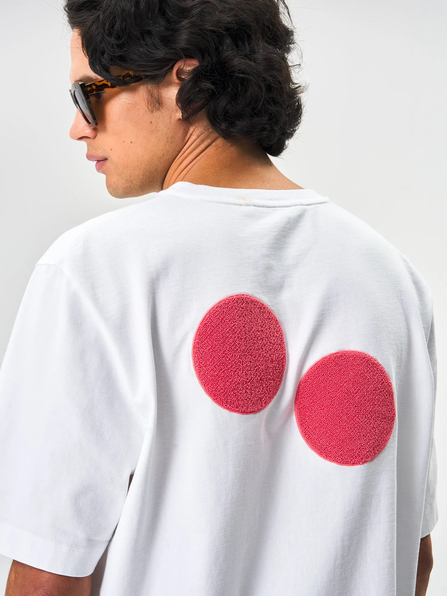 T-Shirt Cotton - White Frottee Watermelon (Male)