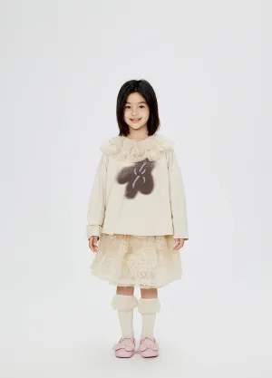 T-Shirt / jnby by JNBY Cotton Lace Long-sleeve T-Shirt