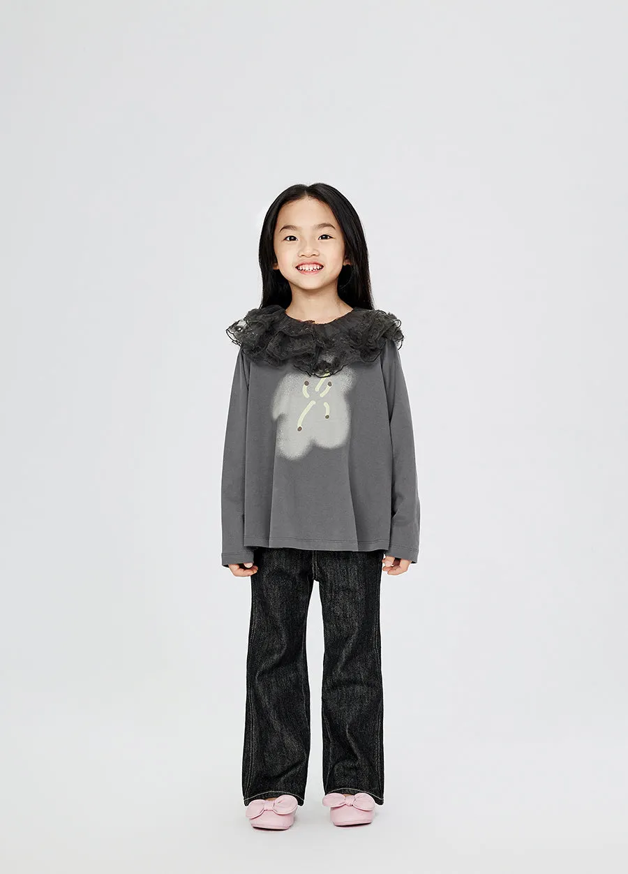 T-Shirt / jnby by JNBY Cotton Lace Long-sleeve T-Shirt