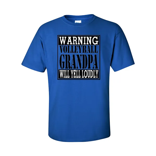 T-Shirts Volleyball Grandpa