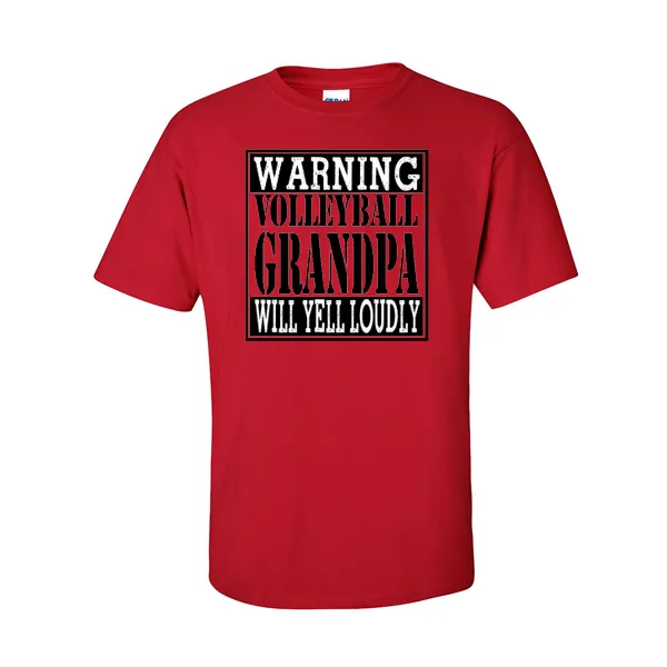 T-Shirts Volleyball Grandpa