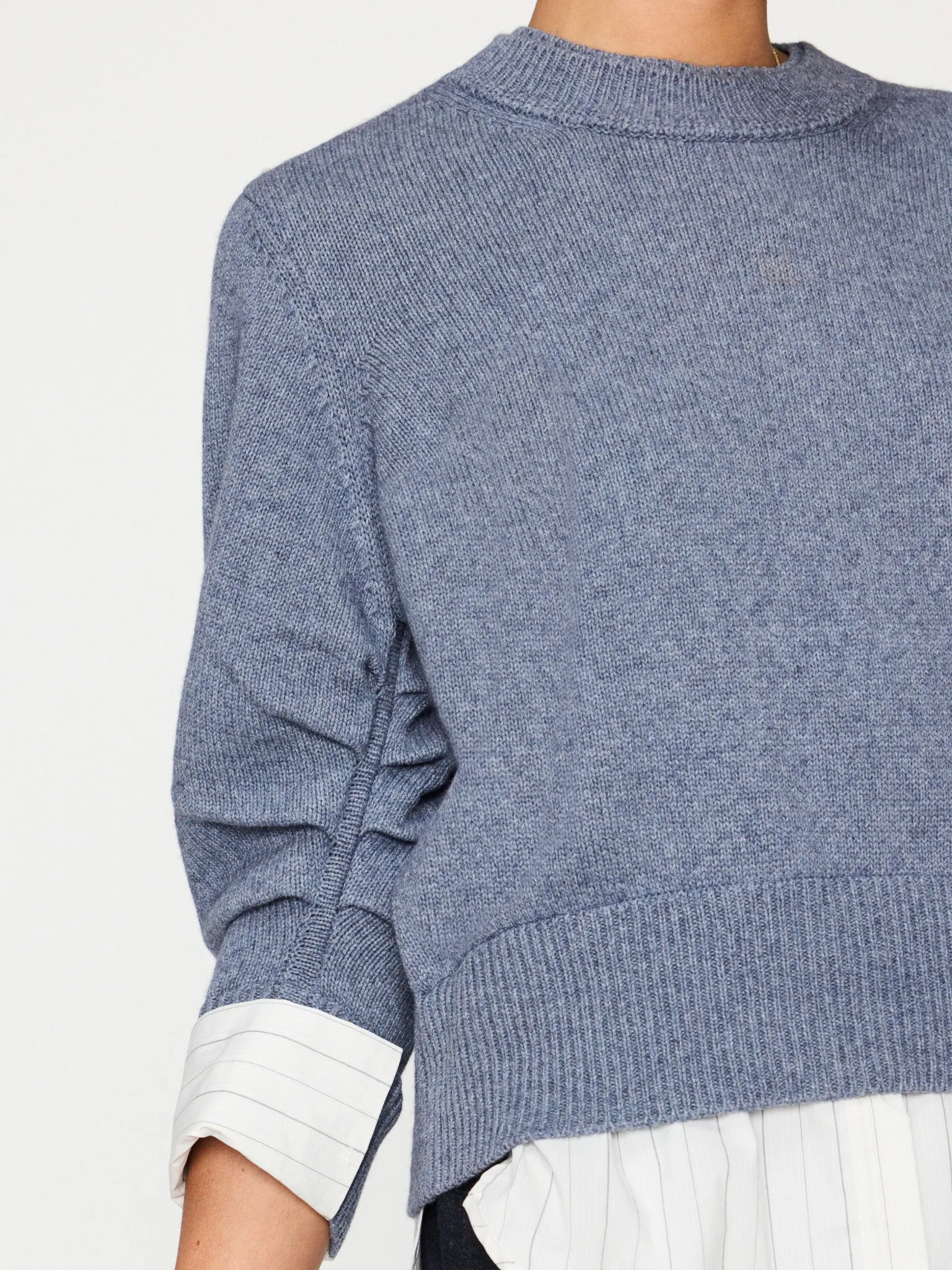 The Raya Ruched Crew Looker
