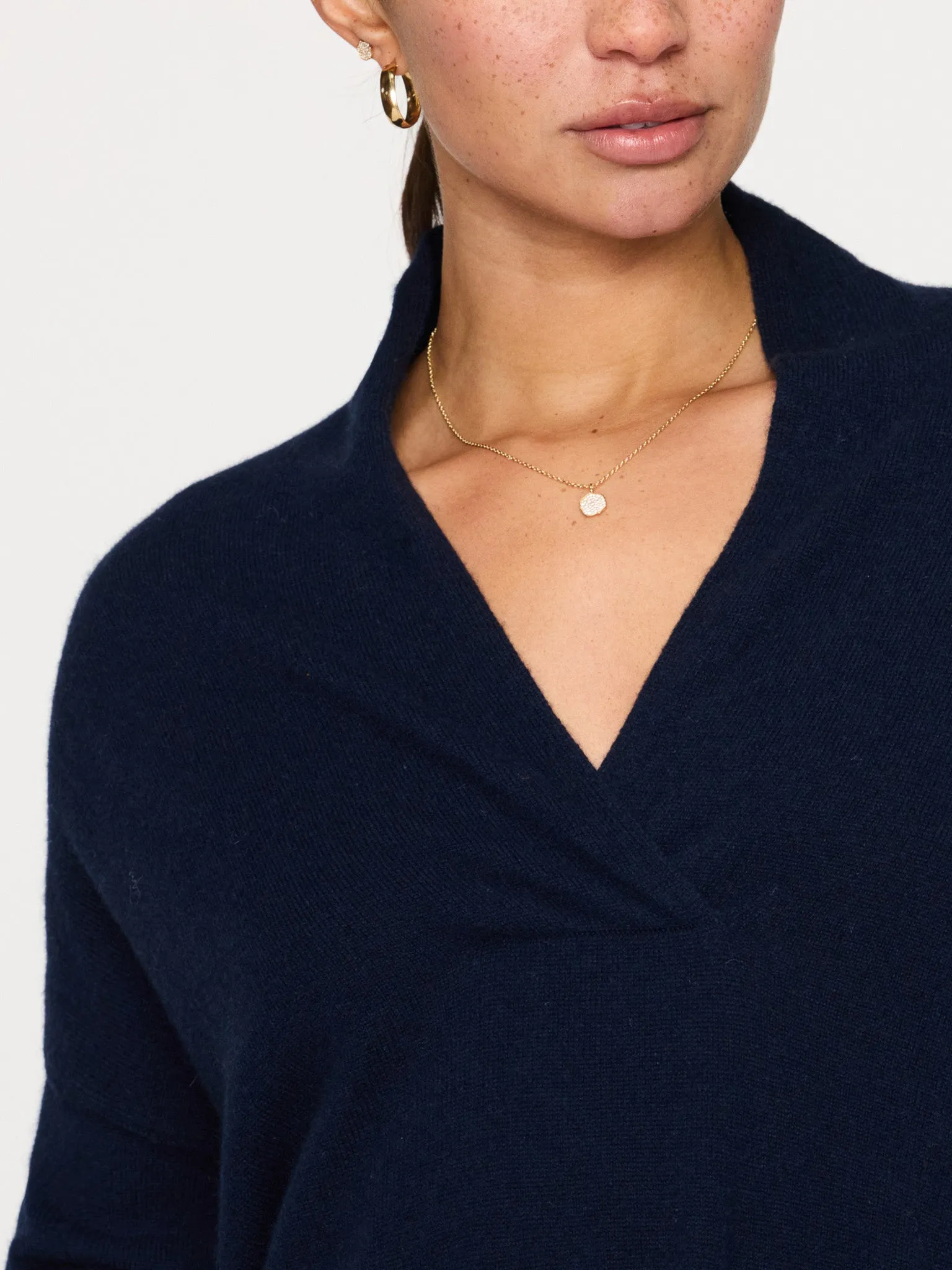 The Siena Wrap Neck Pullover
