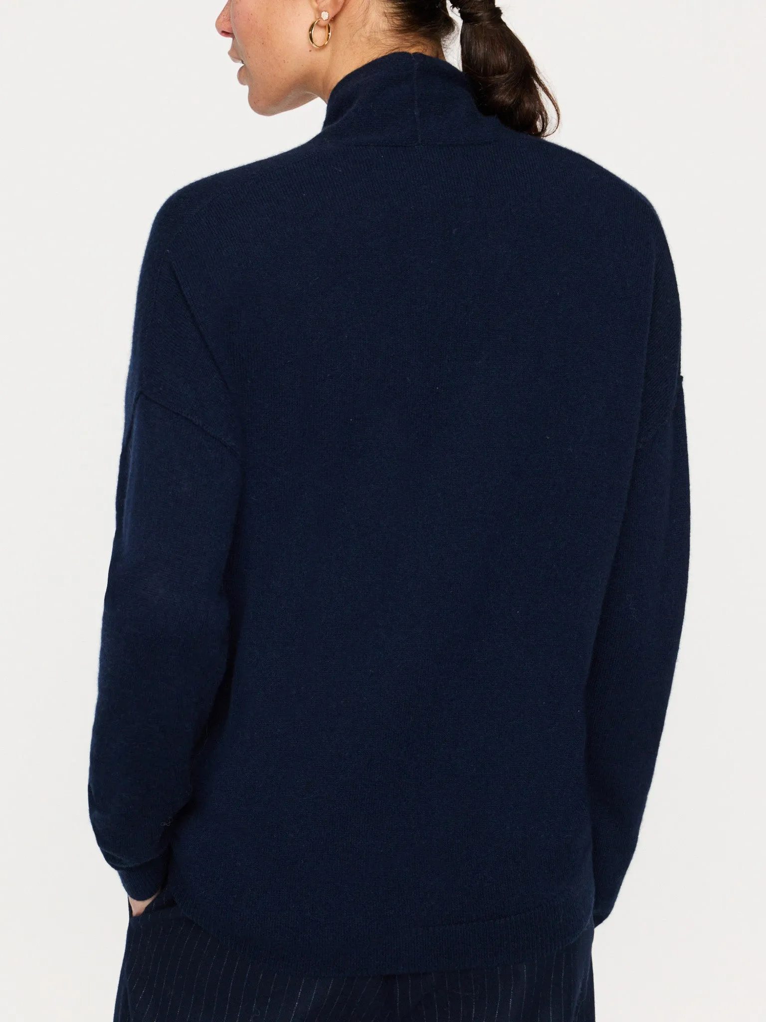 The Siena Wrap Neck Pullover