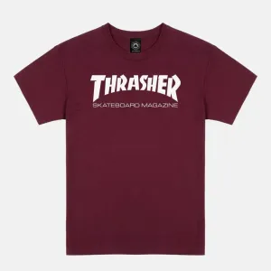 THRASHER Skate Mag Tee Maroon