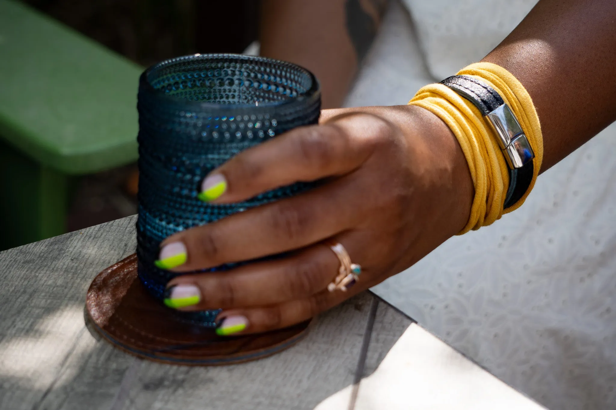 Threads for Hope Bracelet / Caribbean Blue