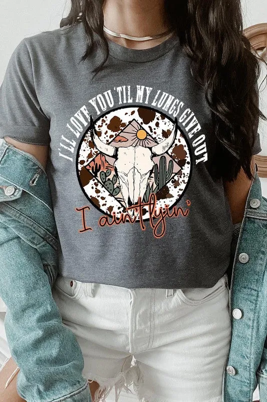 'Til My Lungs Give Out Graphic Tee