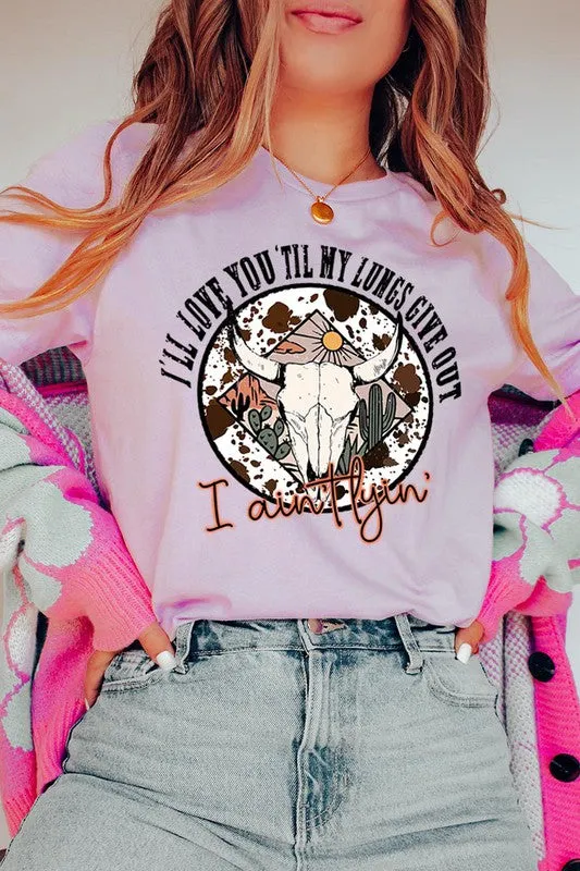 'Til My Lungs Give Out Graphic Tee