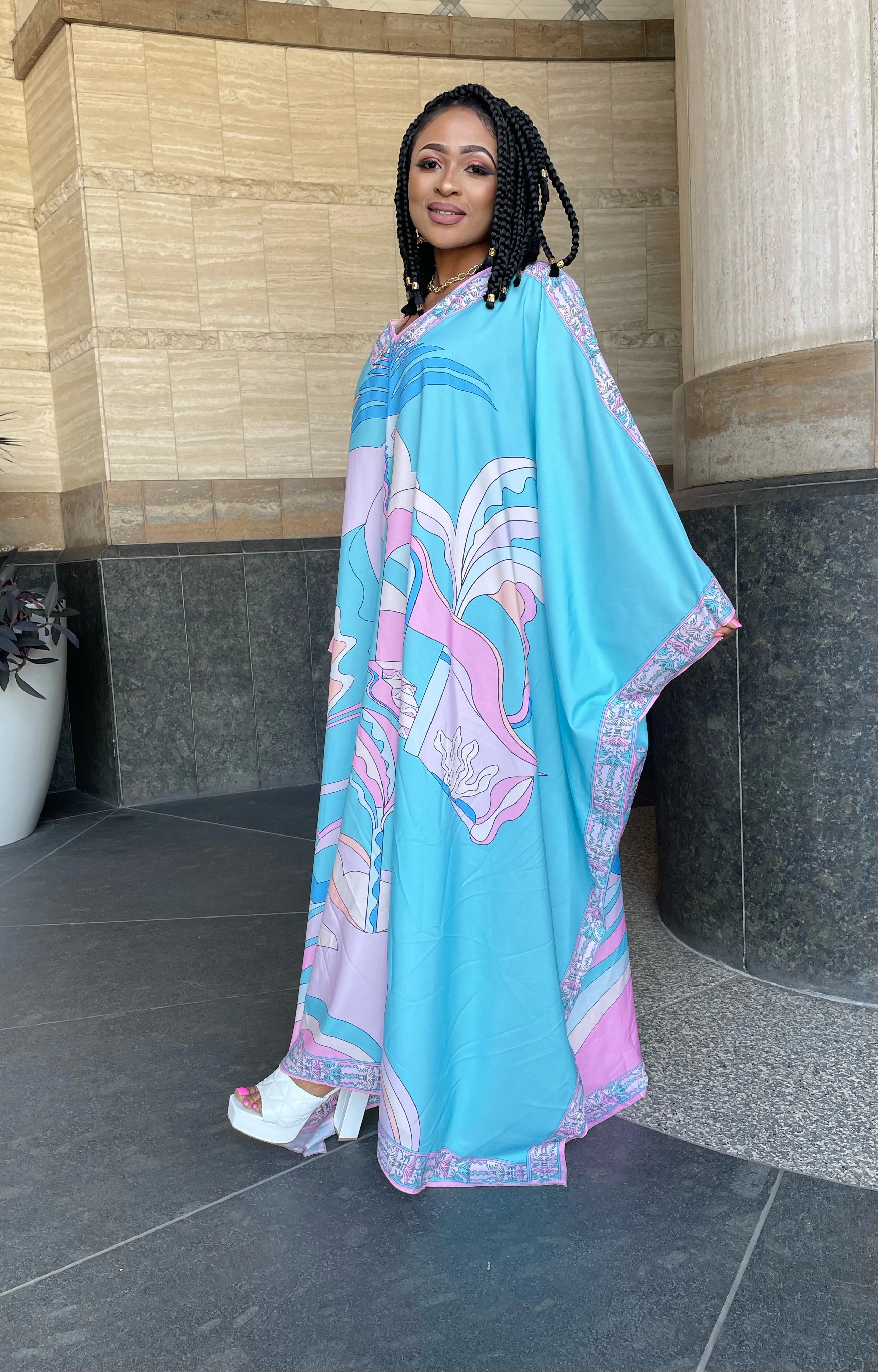 Tropical  maxi dress