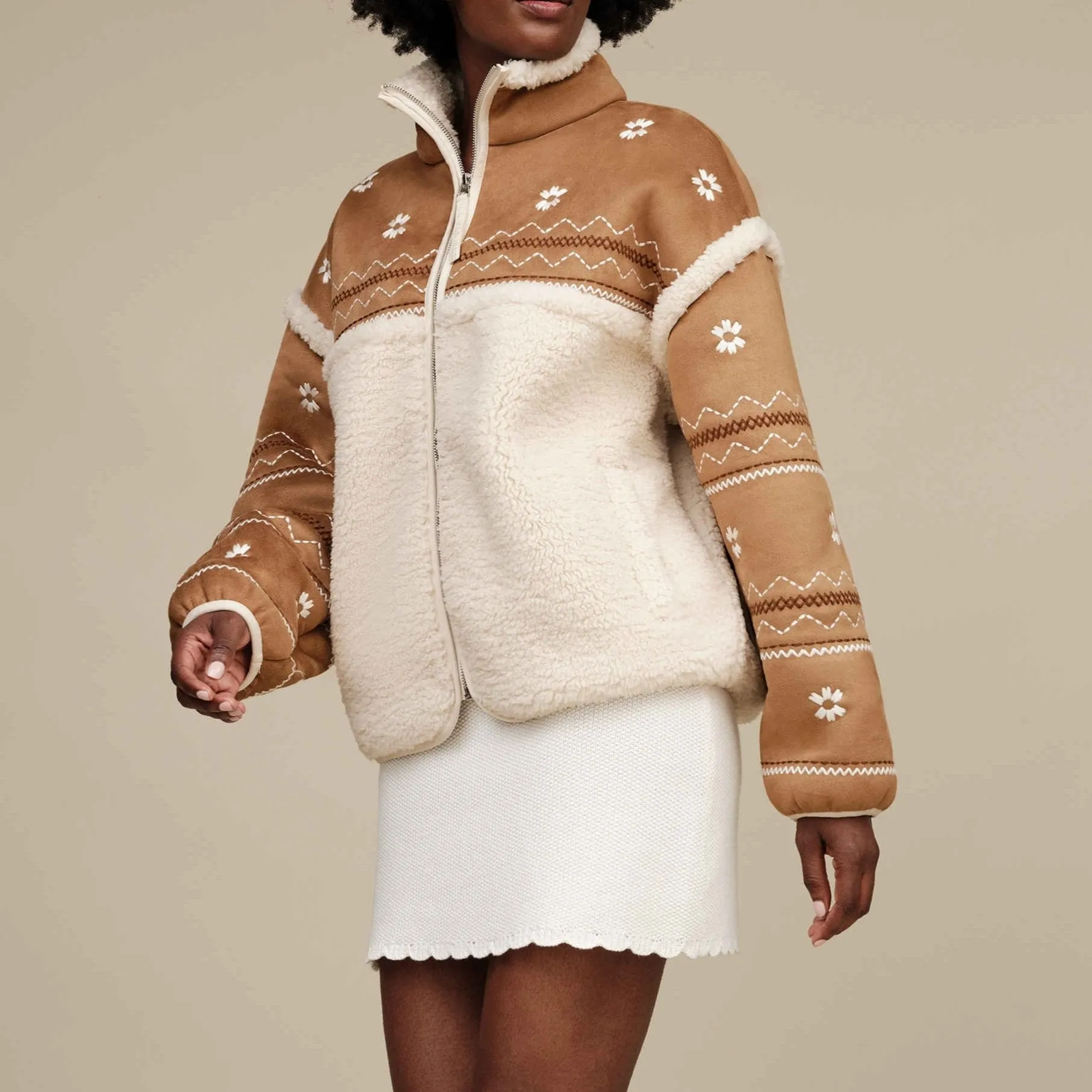 UGG Marlene Jacket Atherson in Chestnut
