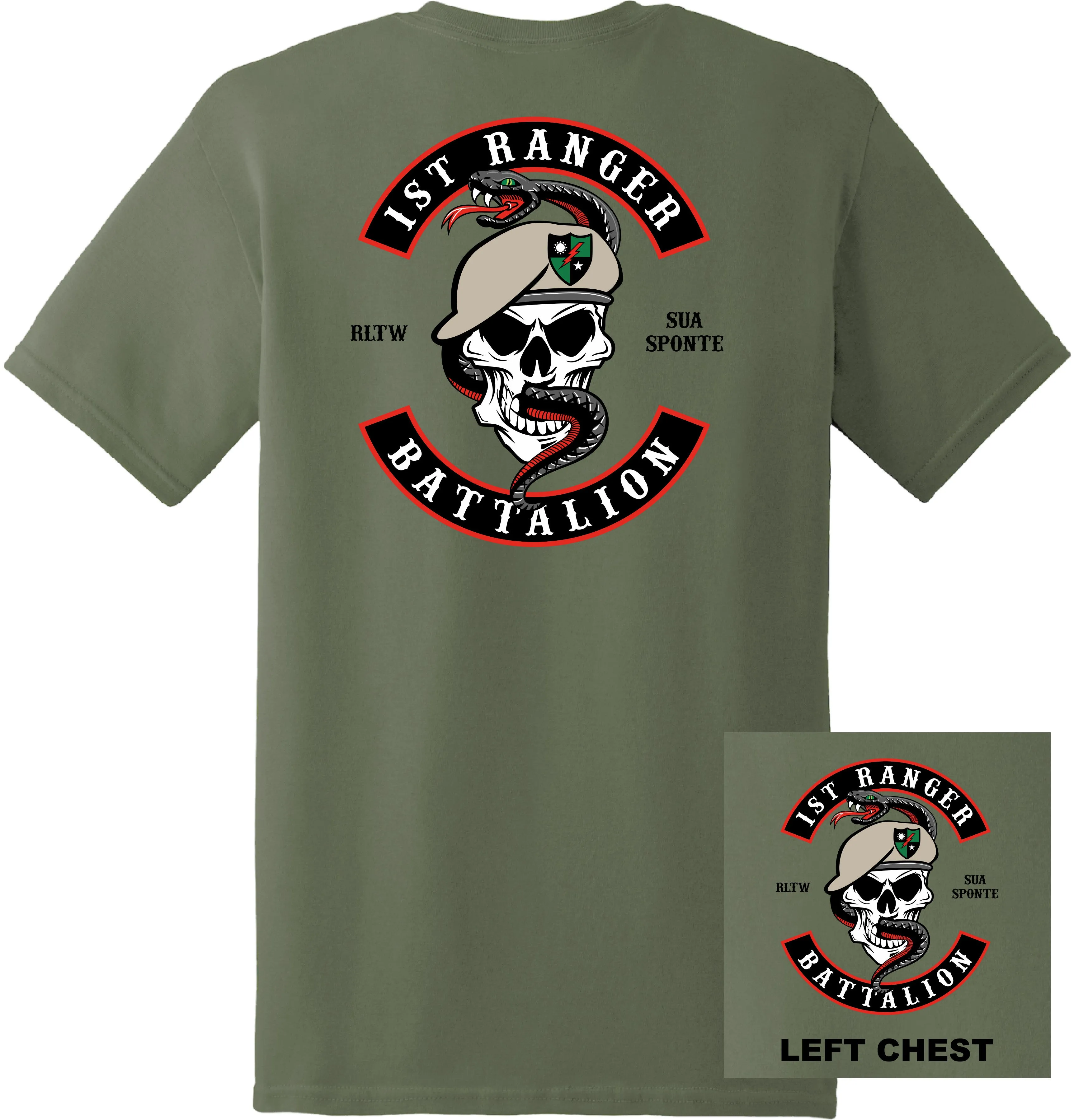 US Army - 1st Ranger Battalion T-Shirt