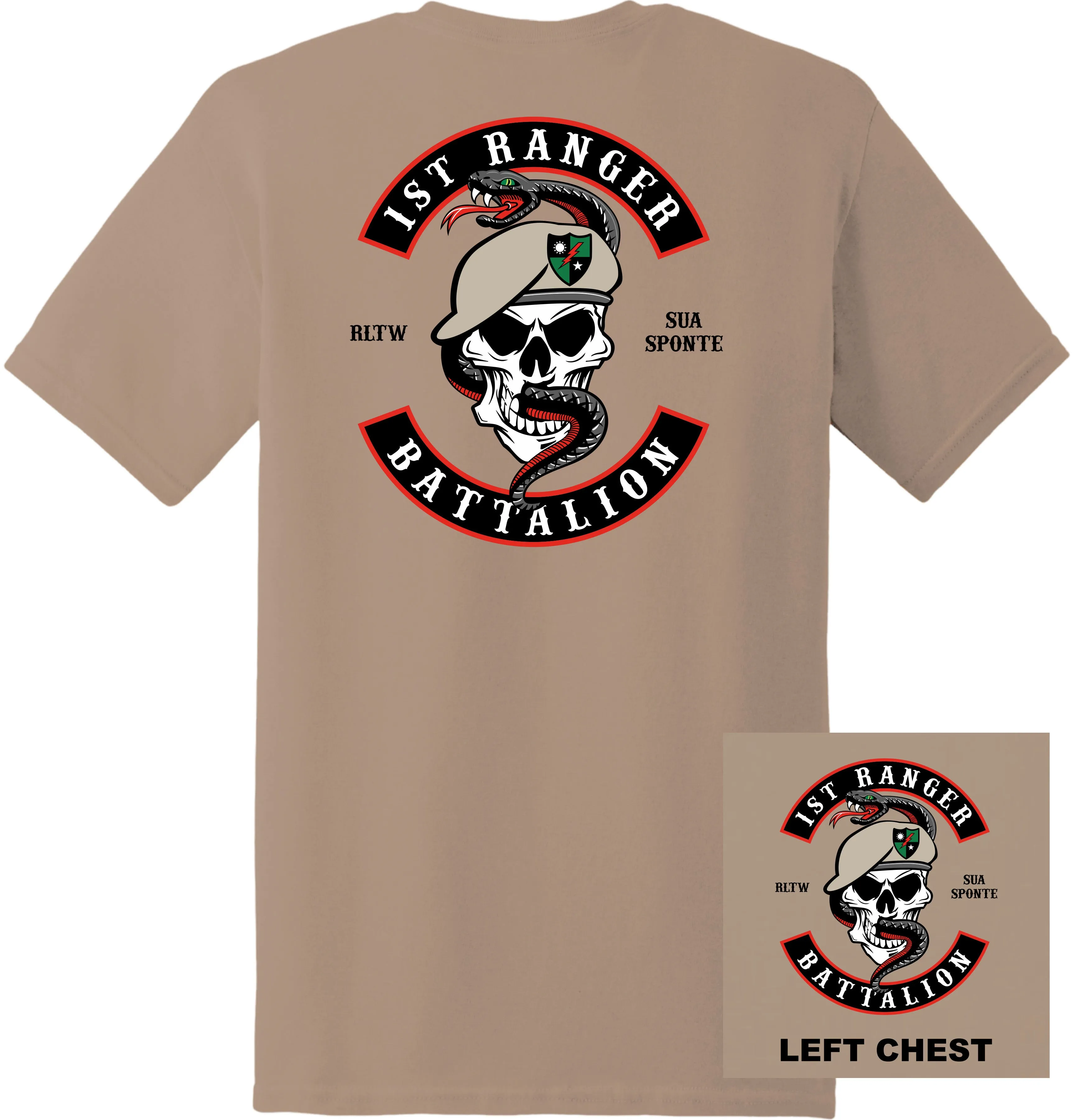 US Army - 1st Ranger Battalion T-Shirt