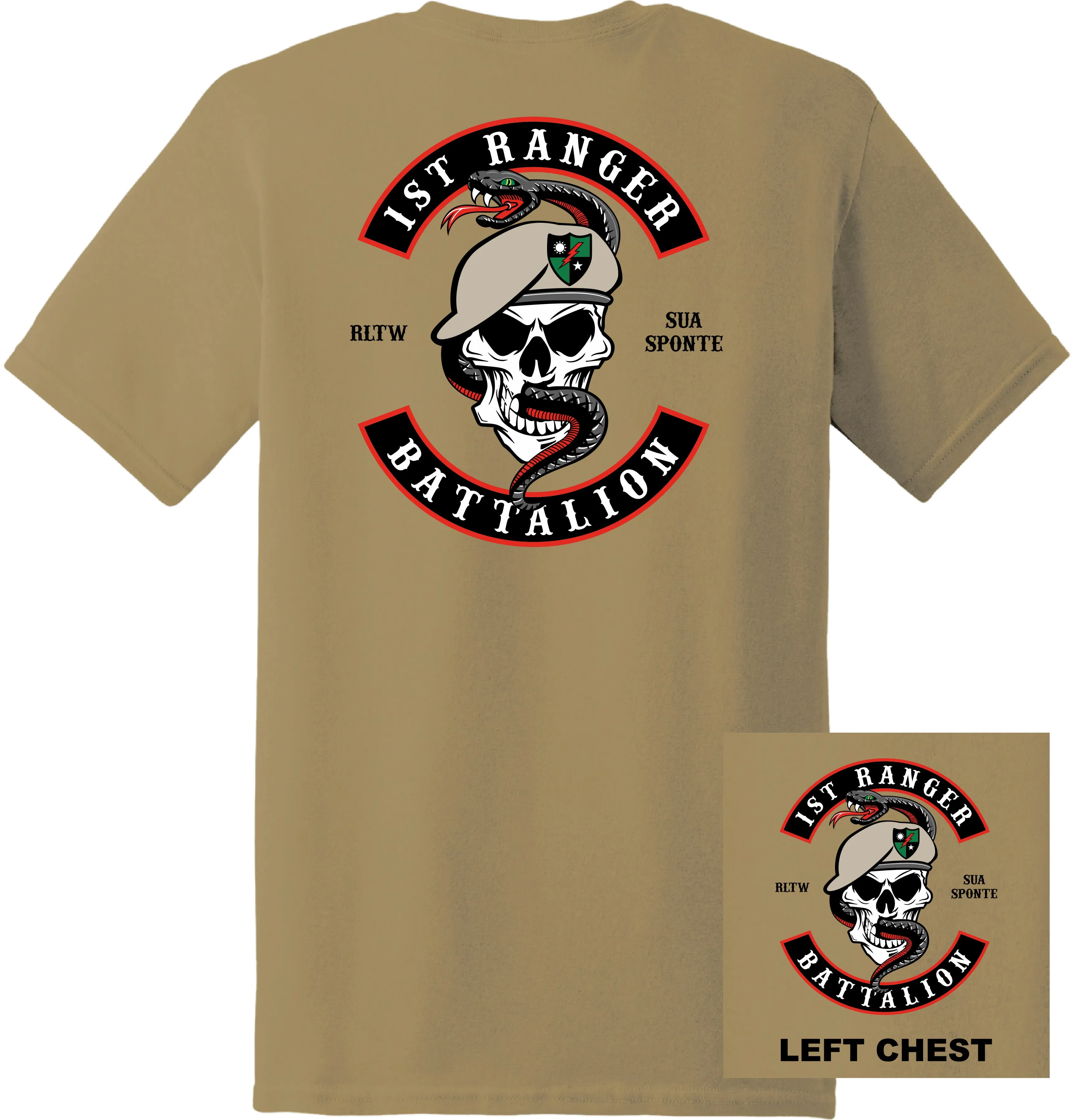 US Army - 1st Ranger Battalion T-Shirt