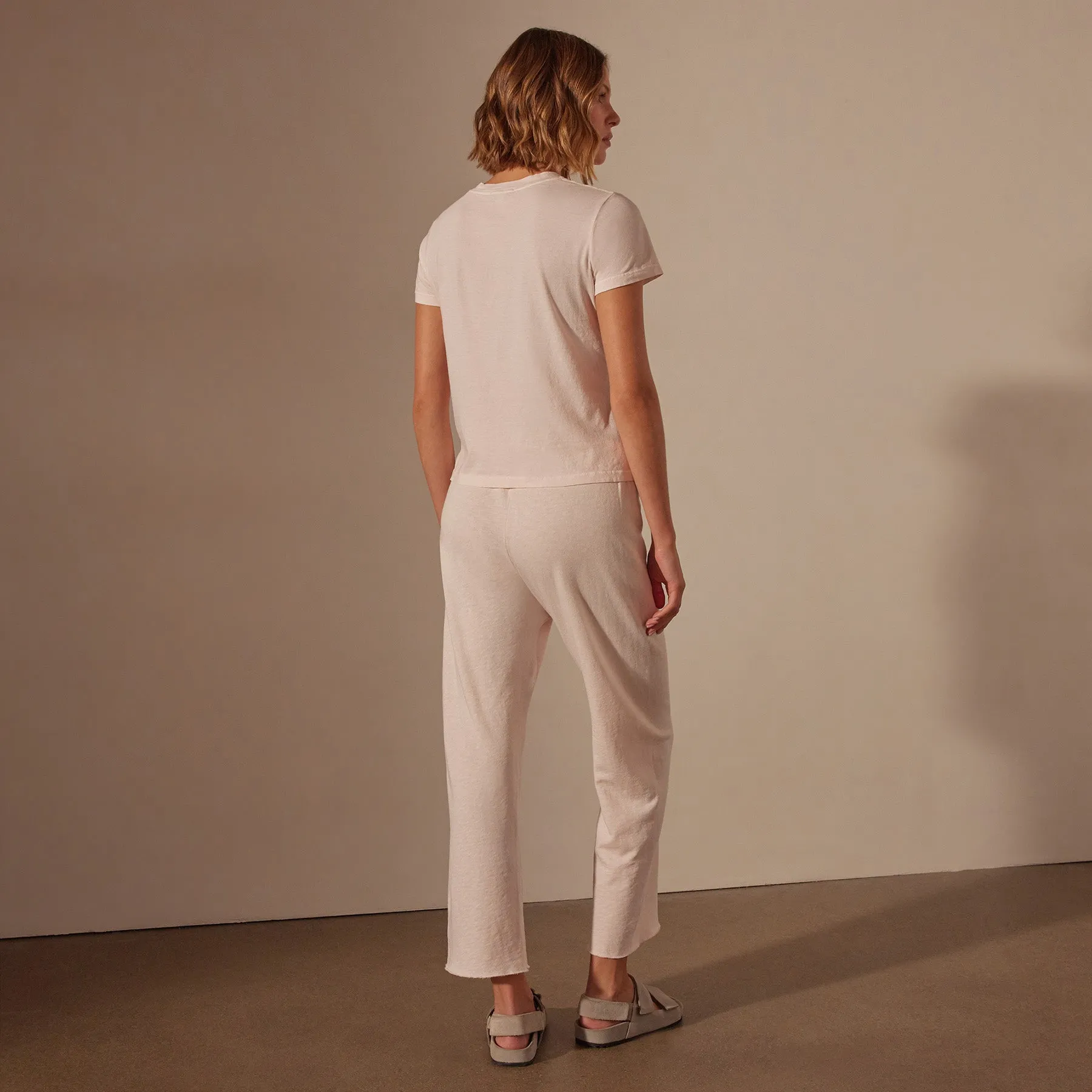 Vintage French Terry Cutoff Sweatpant - Zephyr Pigment
