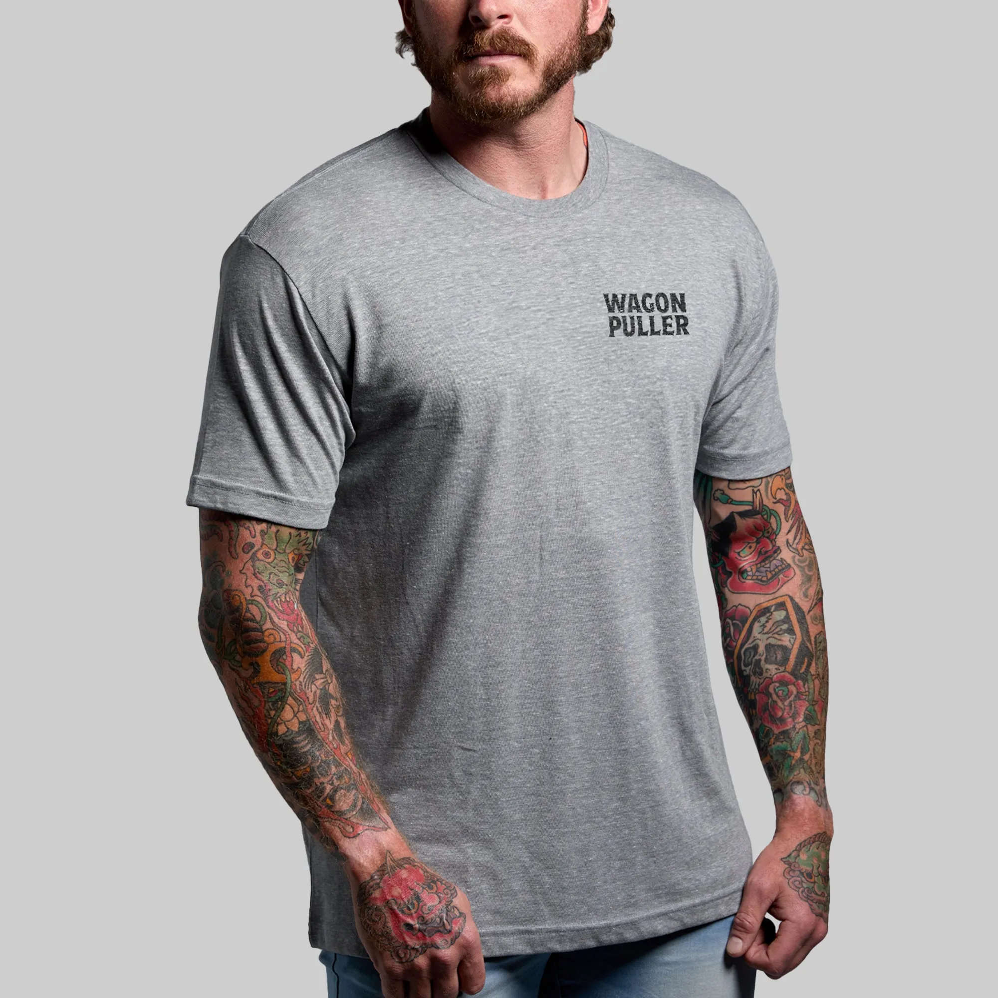 Wagon Puller Tee (Heather Grey)
