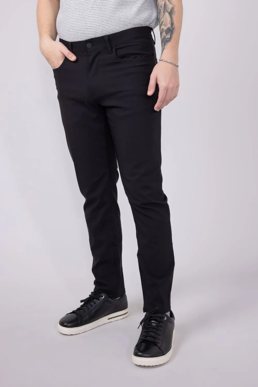 Weatherproof Vintage Momentum 5 Pocket Pants for Men in Black | W5S901-004-BLK