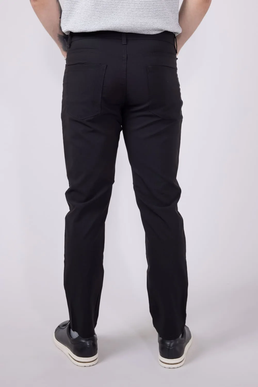 Weatherproof Vintage Momentum 5 Pocket Pants for Men in Black | W5S901-004-BLK