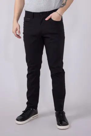Weatherproof Vintage Momentum 5 Pocket Pants for Men in Black | W5S901-004-BLK