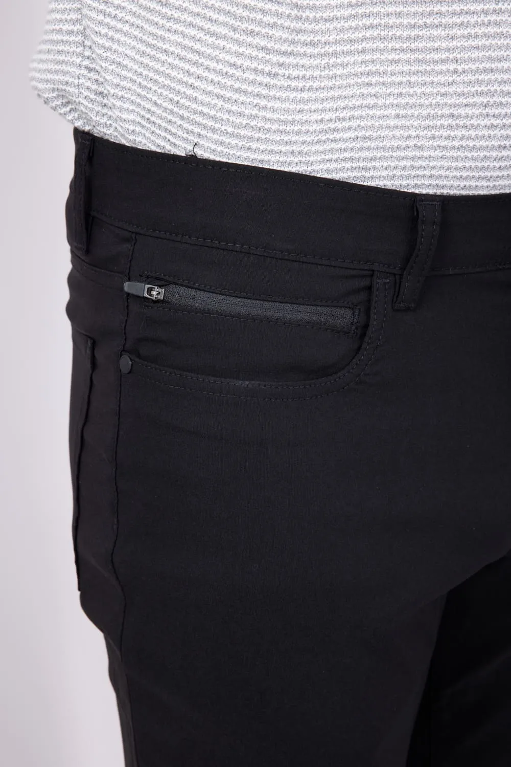 Weatherproof Vintage Momentum 5 Pocket Pants for Men in Black | W5S901-004-BLK