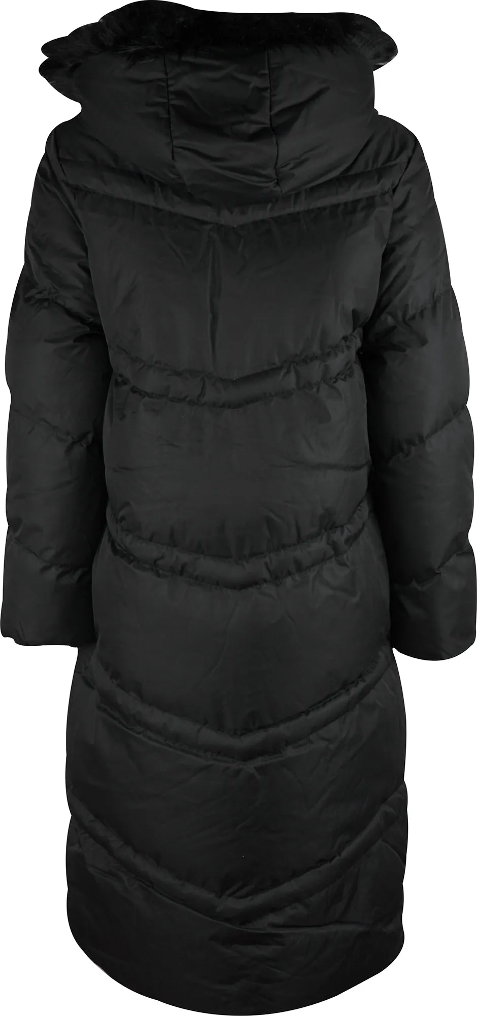 Weekend Vibes Fairway Womens Long Jacket - Black