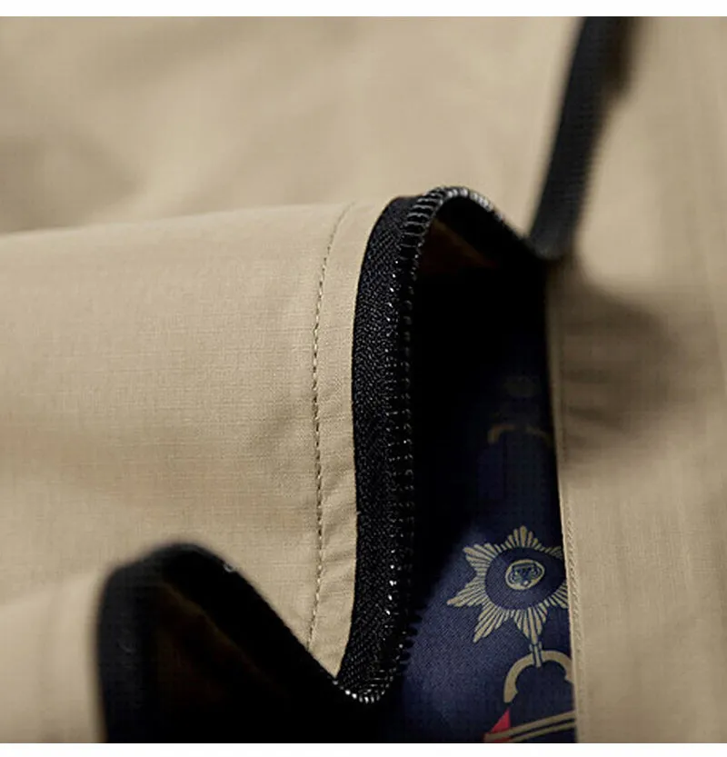 West Louis™ Autumn Solid Stand Collar Windproof Jacket
