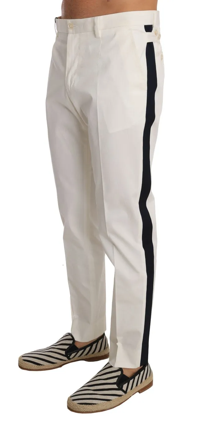 White Cotton Dress Formal Pants