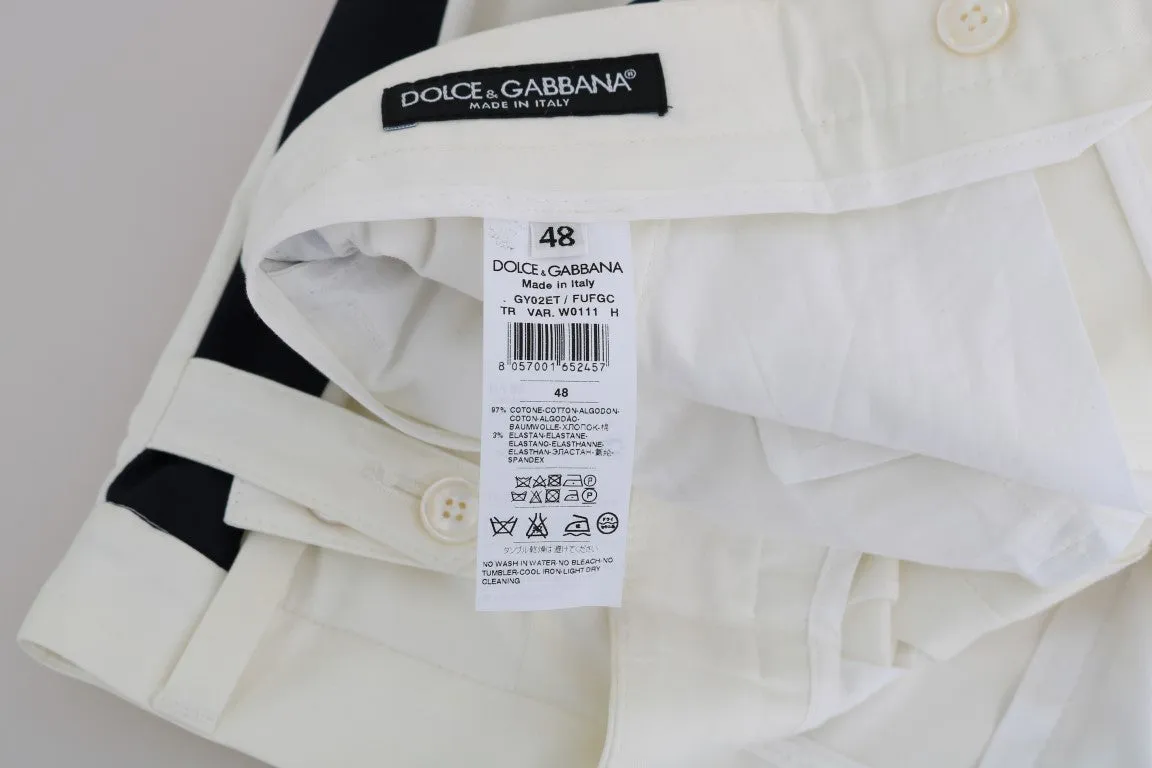 White Cotton Dress Formal Pants