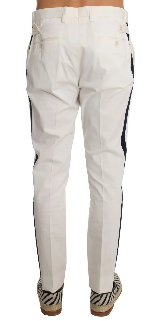White Cotton Dress Formal Pants