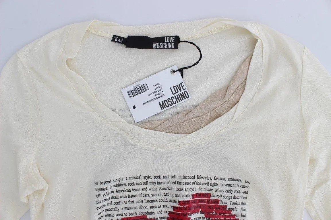 White longsleeved cotton top