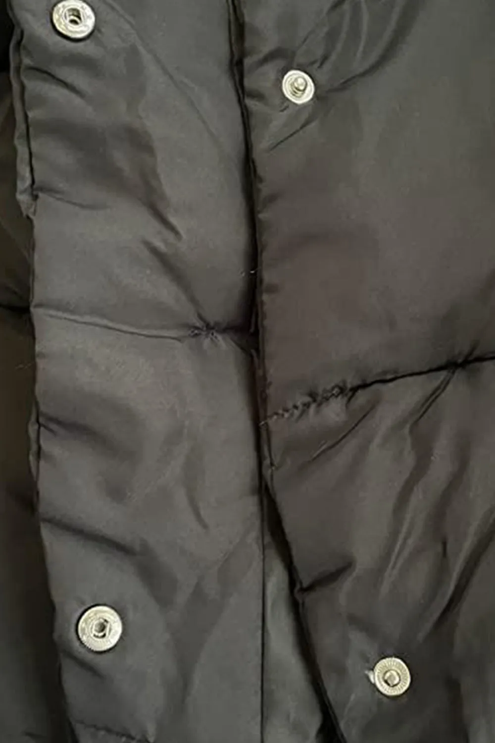 Womens Padded Long Gilet Hooded Puffer Jacket