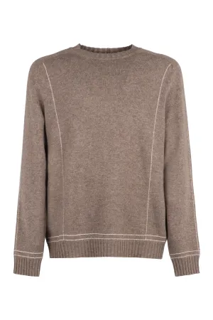 Wool and cashmere sweater