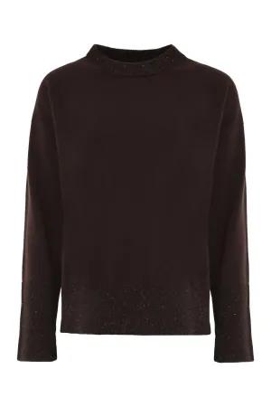 Wool, cashmere and silk blend sweater
