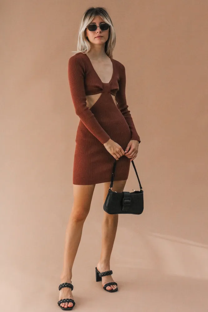 Worthwhile Dress in Cinnamon