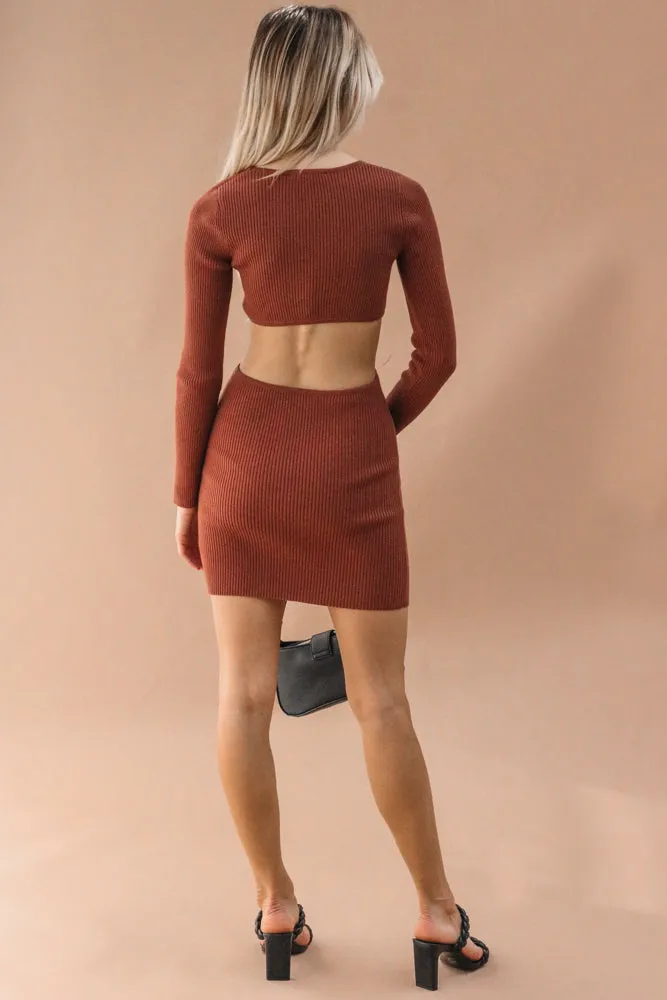 Worthwhile Dress in Cinnamon