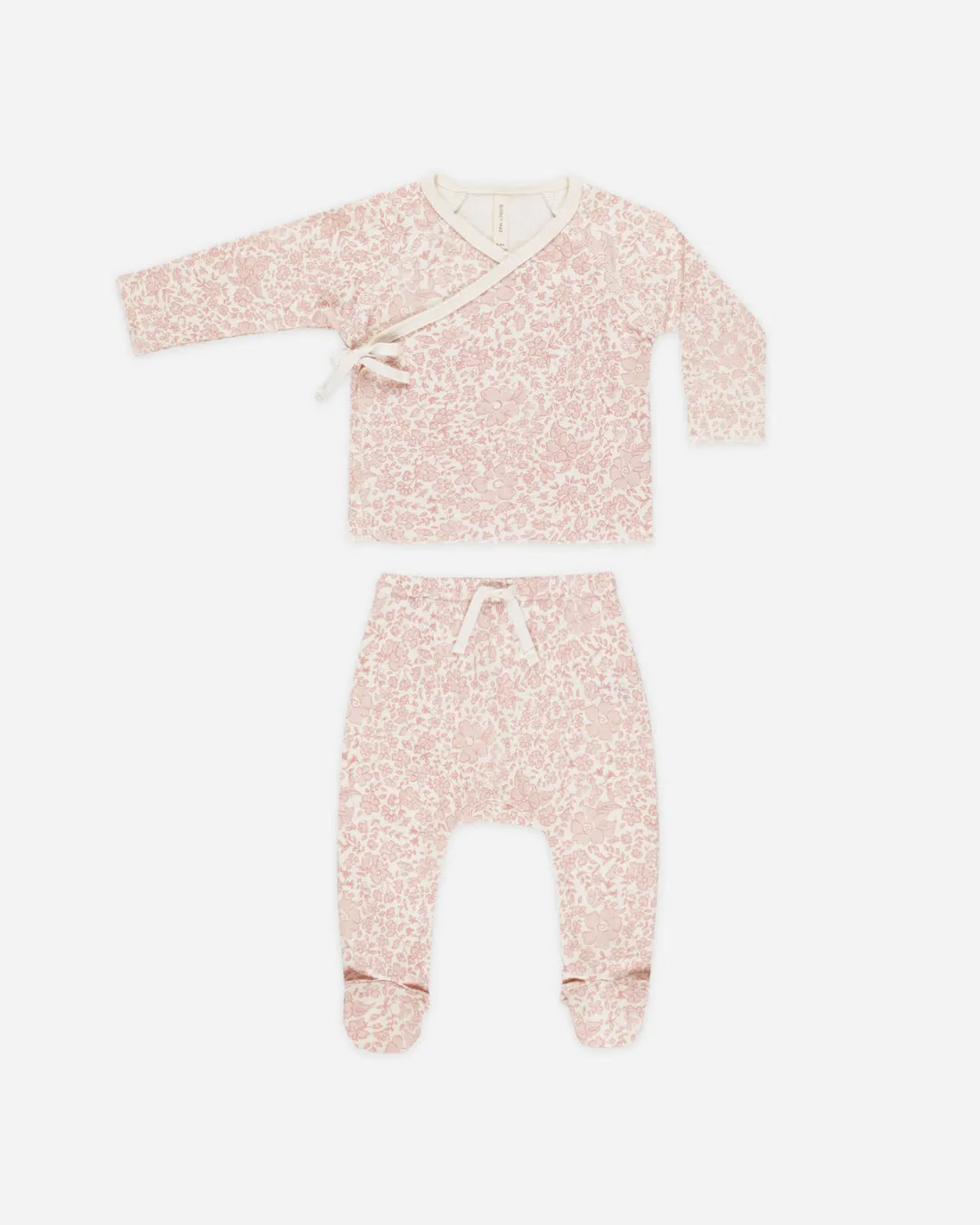 Wrap Top   Footed Bottoms Set